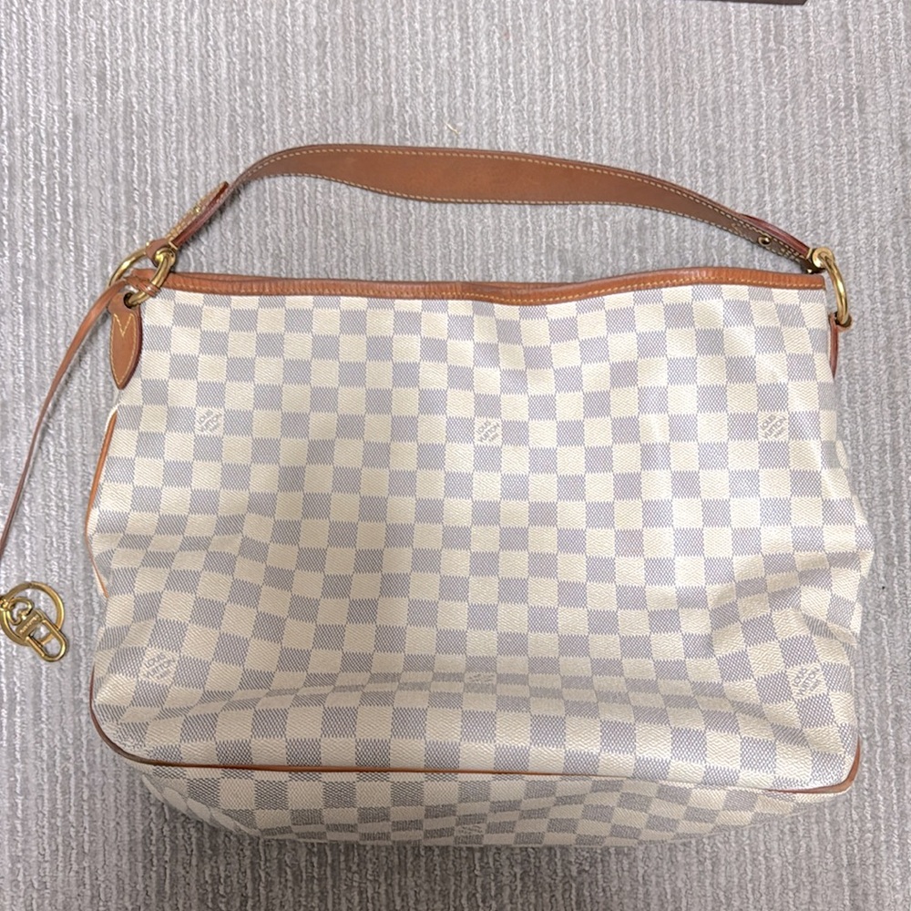 Authentic Louis Vuitton Delightful MM Damier Azur!